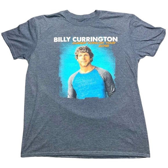 Billy Currington Mens Size Large 2016 Summer Forever Tour T-Shirt - Picture 1 of 6